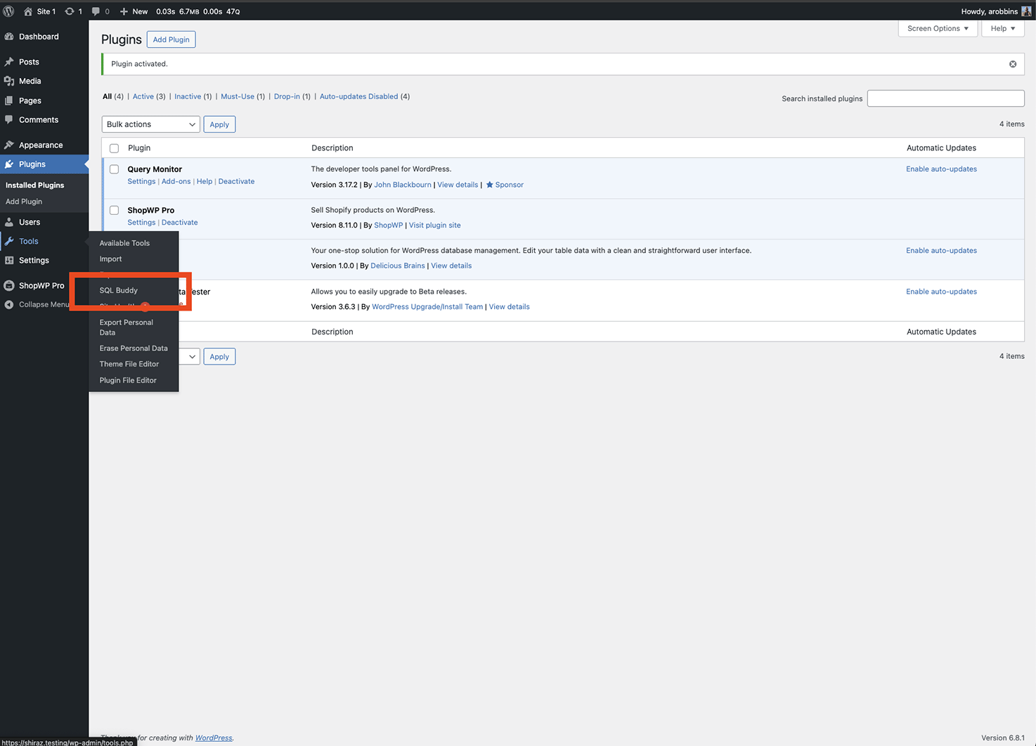 ShopWP app work around 2