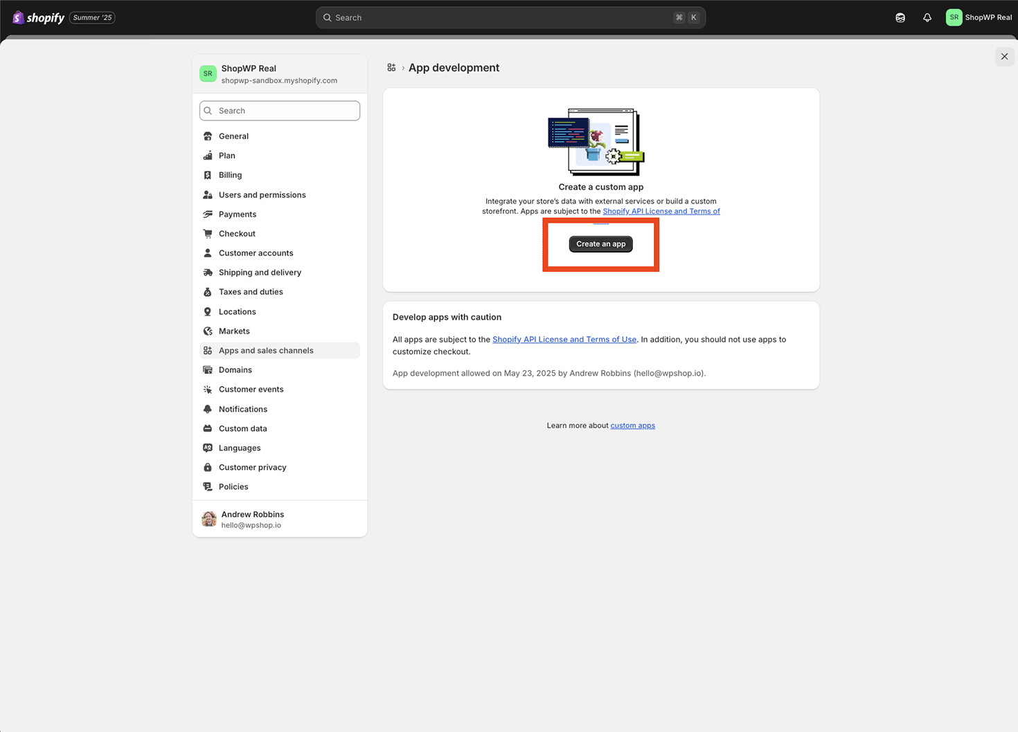 ShopWP app work around 2