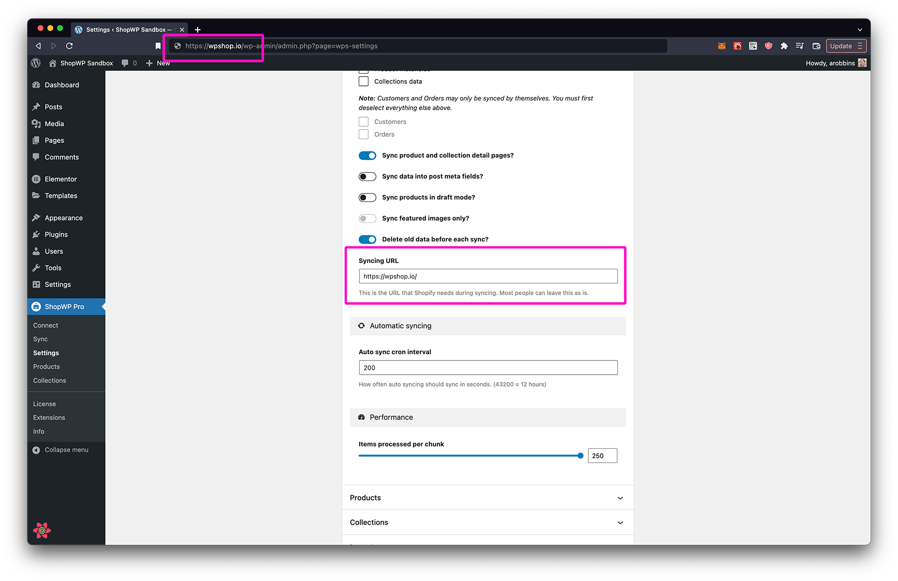 Syncing issue Address cannot be any of the domains...